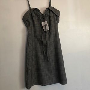 Forever 21 dress . WOVEN DRESS * BLACK/ IVORY
